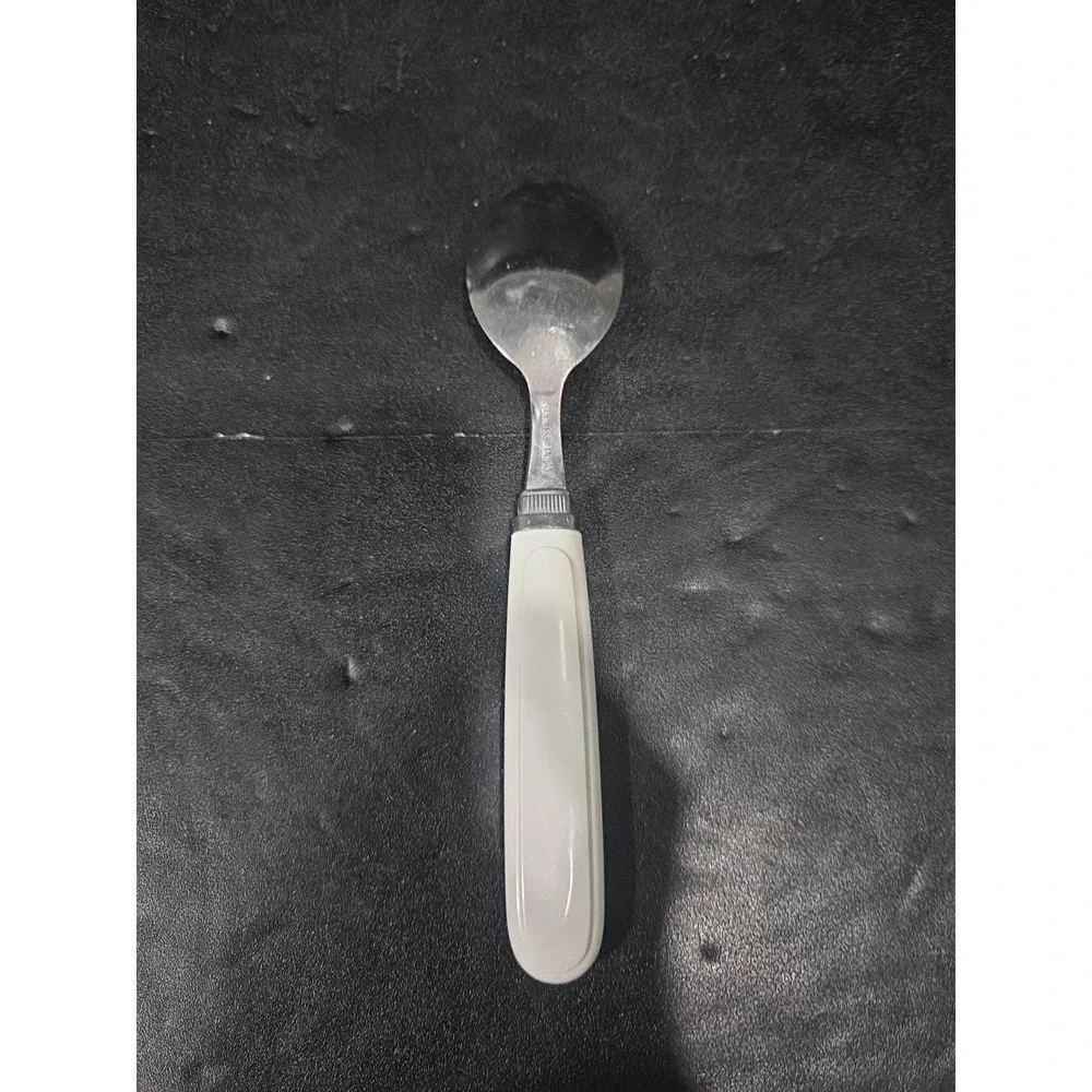 Corelle Shadow Iris Spoon, Corning Flatware,‎ Plastic Handle Utensil, Vtg Spoon